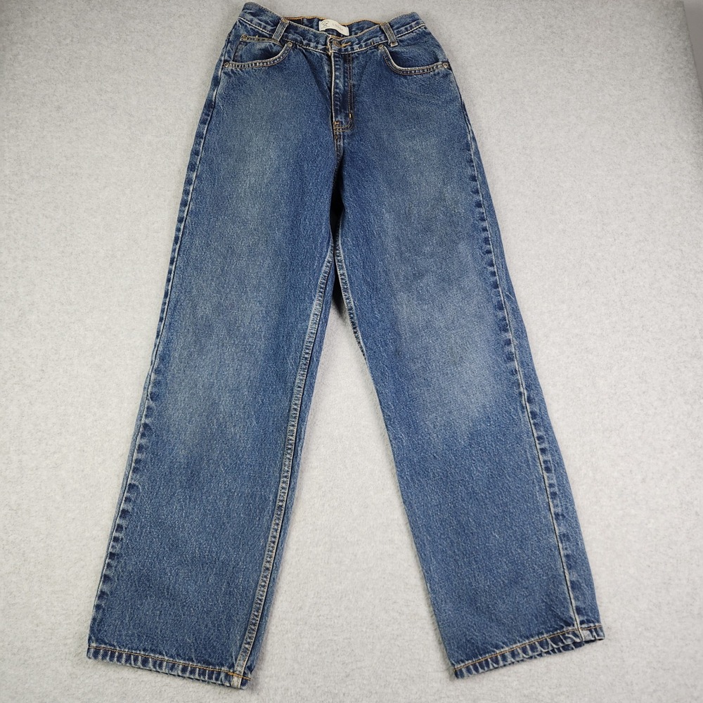 Arizona Jeans‎ Womens 18 Slim Blue Denim Loose Fit High Rise Streetwear Wide Leg